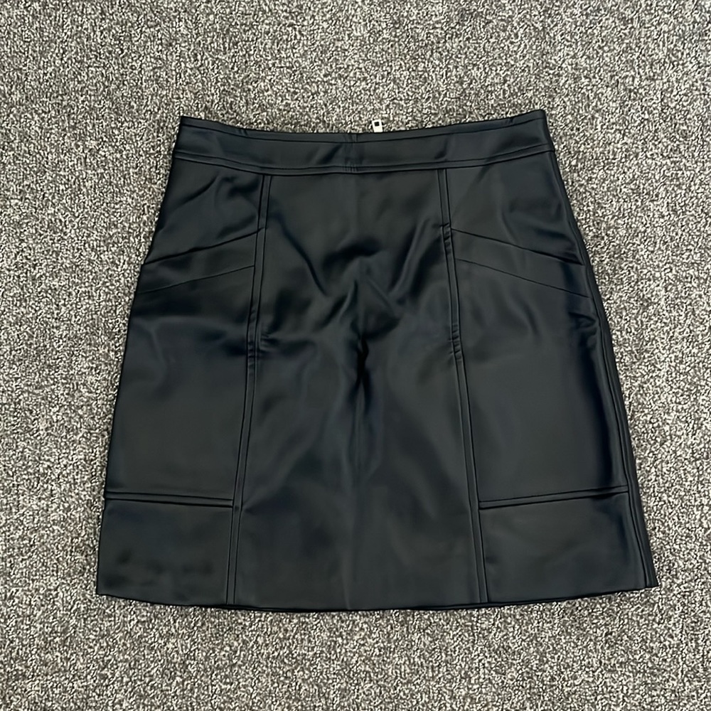 Faux leather black skirt, never been worn.